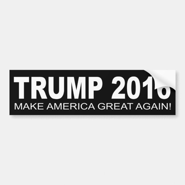 Donald Trump für Autoaufkleber 2016 (Vorne)