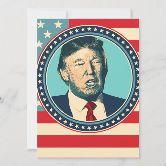 Donald Trump für den Präsidenten (Vorderseite)