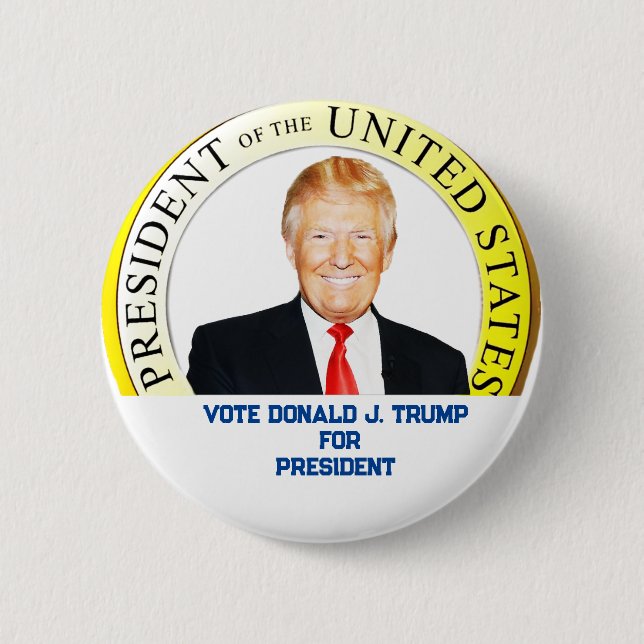 Donald TRUMP-für den Präsidenten der USA_ Button (Vorderseite)
