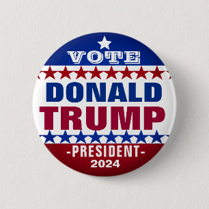 Donald Trump für den Wahlkampfknopf des Präsidente Button