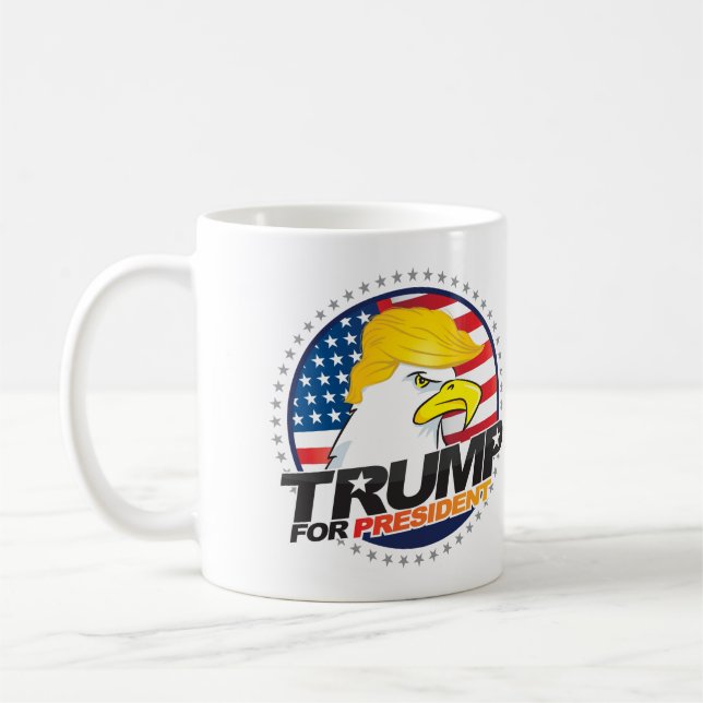 Donald Trump für die Tasse von Präsident Eagle Hai (Links)