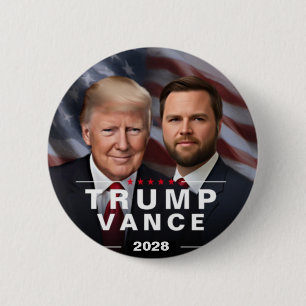 Donald Trump für die Wahl 2028 Button