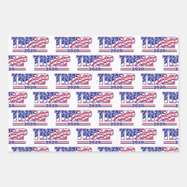 Donald Trump für Präsident 2010 Geschenkpapier Set (Vorderseite)