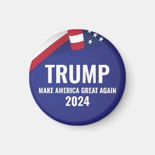 Donald Trump für Präsident 2024 Moderne Magnet