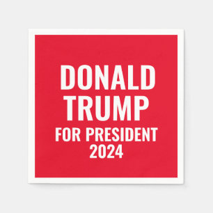 Donald Trump für Präsident 2024 Serviette