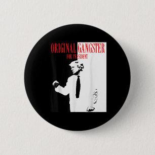 Donald Trump für Präsident 2024 Shirt Original Gan Button