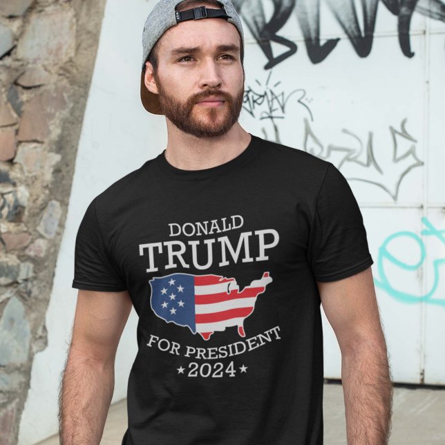 Donald Trump für Präsident 2024 T-Shirt (Von Creator hochgeladen)