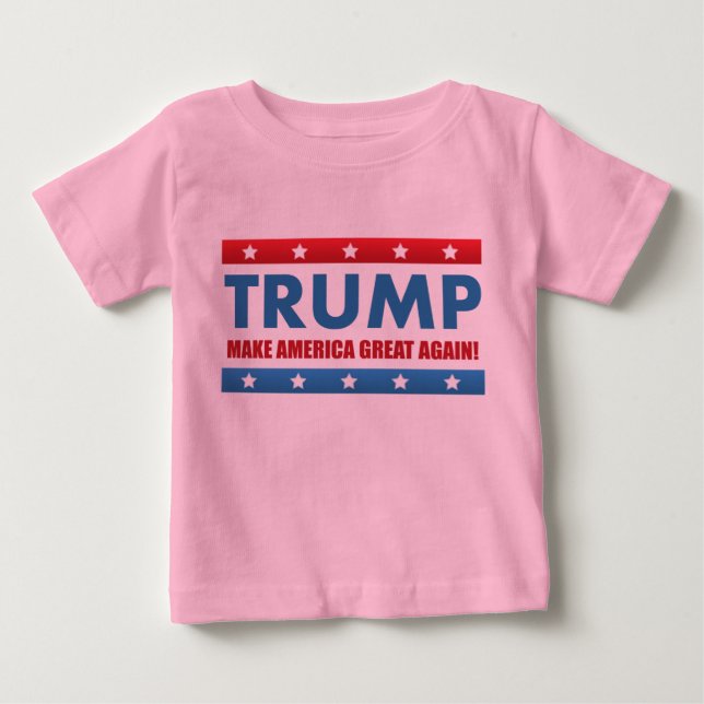 Donald Trump für Präsident Baby T-shirt (Vorderseite)