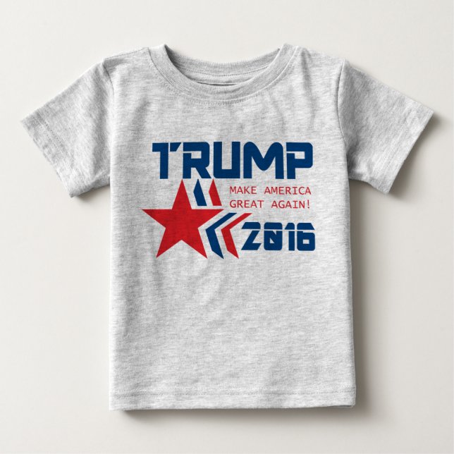 Donald Trump für Präsident Baby T-shirt (Vorderseite)