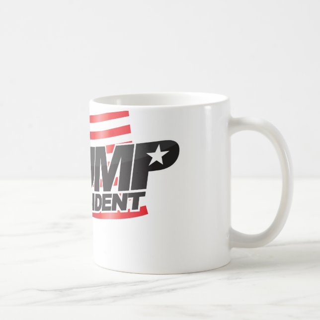 Donald Trump für Präsident (mit Haar) Tasse (Rechts)
