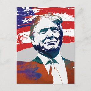 Donald Trump für Präsident Postkarte
