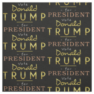 Donald Trump für Präsident republikanisches Muster Stoff