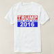 Donald Trump für Präsidenten 2016 T-Shirt (Design vorne)