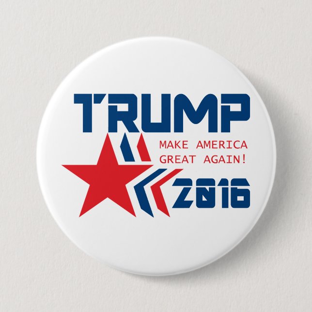Donald Trump für Präsidenten Button (Vorderseite)