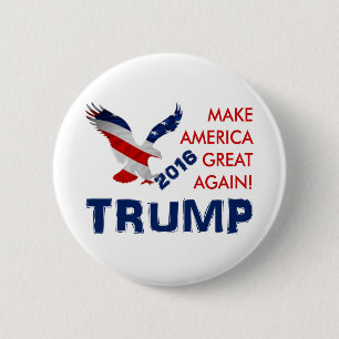 Donald Trump für Präsidenten Button