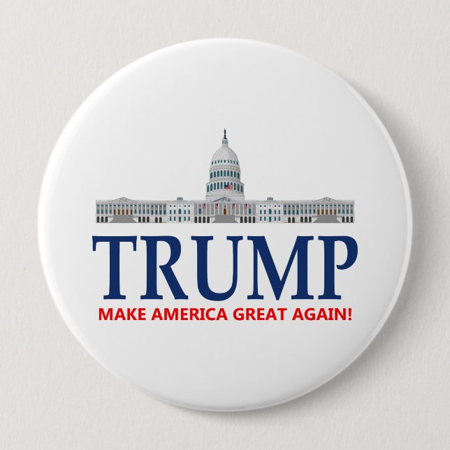 Donald Trump für Präsidenten Button (Vorderseite)