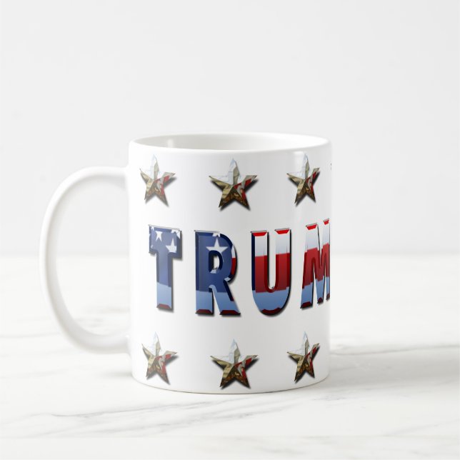 Donald Trump für Präsidenten im Jahre 2016 Kaffeetasse (Links)