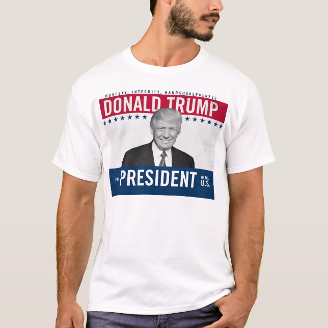 Donald Trump für Präsidenten T-Shirt (Vorderseite)