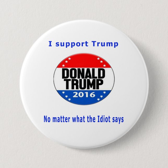Donald Trump für Präsidentenschaltflächen Button (Vorderseite)