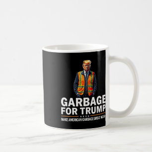 Donald Trump Garbage Orange Reflection Safety Vest Kaffeetasse