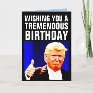 DONALD TRUMP GEBURTSTAG GRÖSSERE KARTEN
