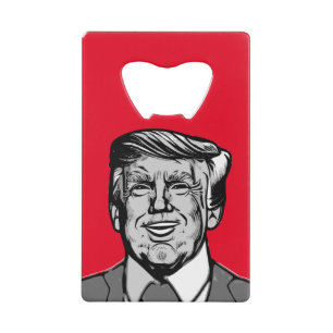 DONALD TRUMP GELDBEUTEL FLASCHENÖFFNER
