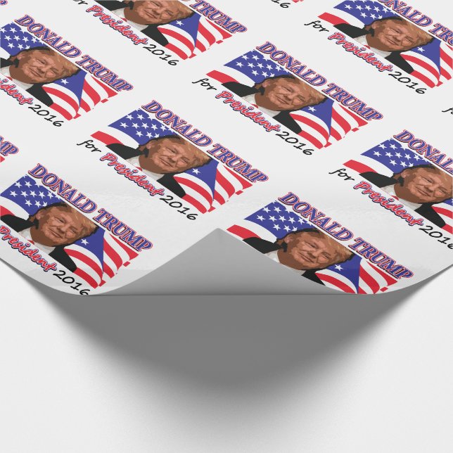 Donald Trump Geschenkpapier (Ecke)