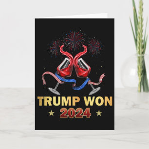 Donald Trump gewann die Amtseinführung 2024 Wahl S Karte