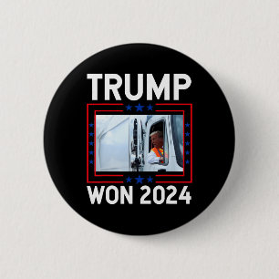 Donald Trump gewann die Amtseinführung der Wahl 20 Button