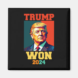 Donald Trump gewann die Amtseinführung der Wahl 20 Magnet