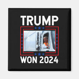 Donald Trump gewann die Amtseinführung der Wahl 20 Magnet