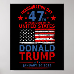 Donald Trump gewann die Amtseinführung der Wahl 20 Poster