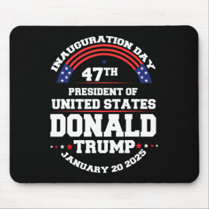 Donald Trump gewann Männer zur Amtseinführungswahl Mousepad