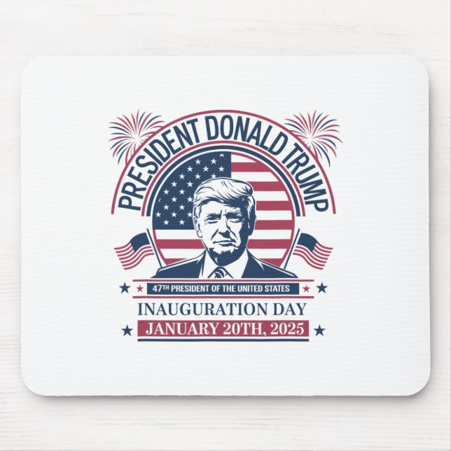 Donald Trump gewinnt 47. Präsident - 2024 Potus In Mousepad (Vorne)