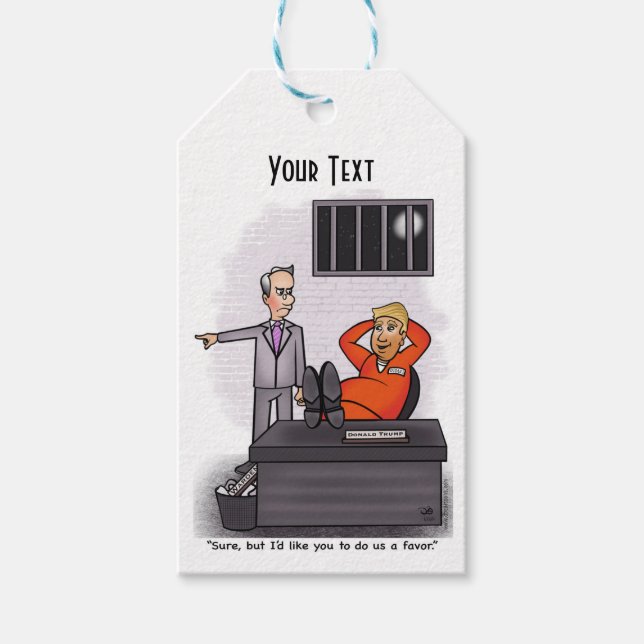 Donald Trump Gift Tags Geschenkanhänger (Vorderseite)