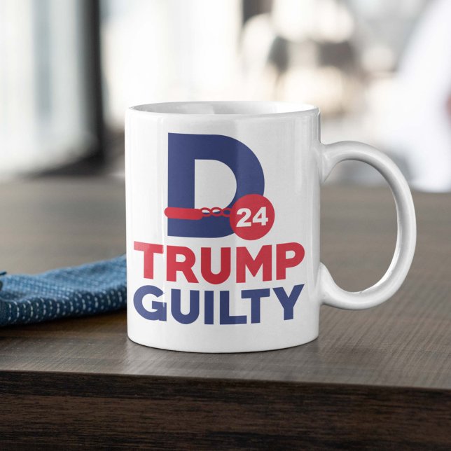 Donald Trump Guilty Kaffeetasse (Von Creator hochgeladen)