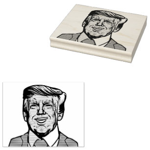 DONALD TRUMP GUMMISTEMPEL