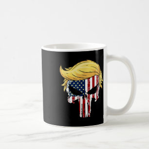 Donald Trump Haair Präsident Skull nimmt Amerika B Kaffeetasse