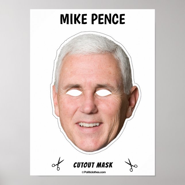 Donald Trump Halloween Mask Poster (Vorne)