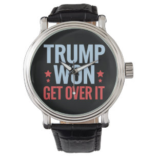 Donald Trump hat gewonnen, akzeptiere es 2024 Trum Armbanduhr
