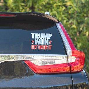 Donald Trump hat gewonnen, akzeptiere es 2024 Trum Aufkleber