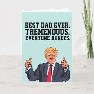 DONALD TRUMP HEUREUSES CARTES DE SALUT D'ANNIVERSA