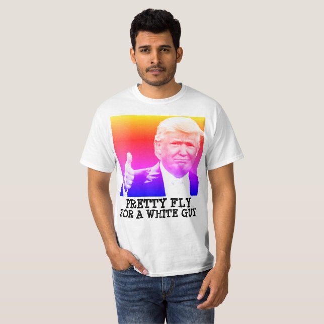 DONALD TRUMP, Hübsche Fliege für einen T - Shirt m (Vorne ganz)
