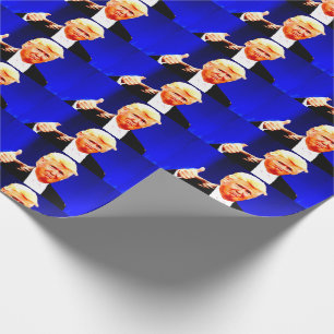 DONALD TRUMP HUMPTET CHRISTMAS WRAPPPAPIER AUF GESCHENKPAPIER