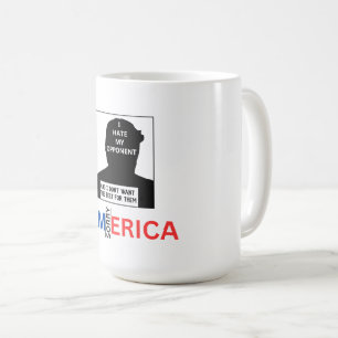 Donald Trump: "Ich hasse meinen Gegner" Beerdigung Kaffeetasse