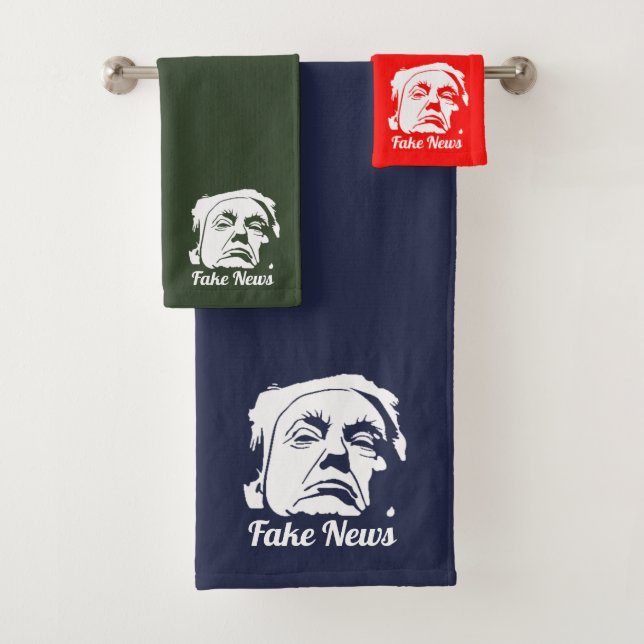 Donald Trump Ihr Trumpism und Farbe Badhandtuch Set (Insitu)