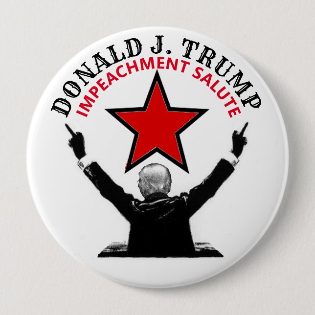 Donald Trump Impeachment Button (Vorderseite)