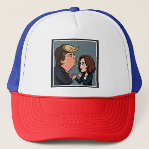 Donald Trump ist Kamala Harris die entscheidende W Truckerkappe