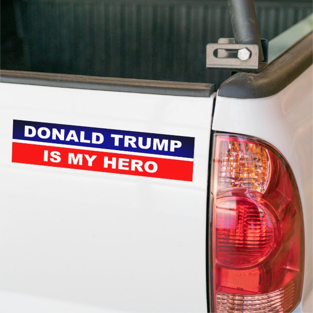 Donald Trump ist mein Held rot, weiß und blau Autoaufkleber (Auf Lkw)