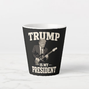 Donald Trump ist mein Präsident Milchtasse